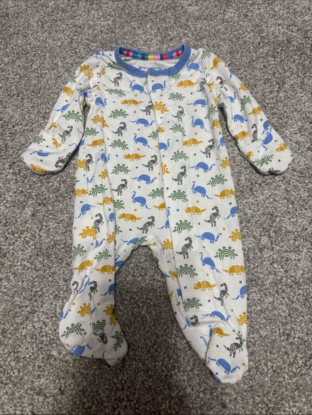 Baby Boy Magnetic Me Dinosaur Onesie